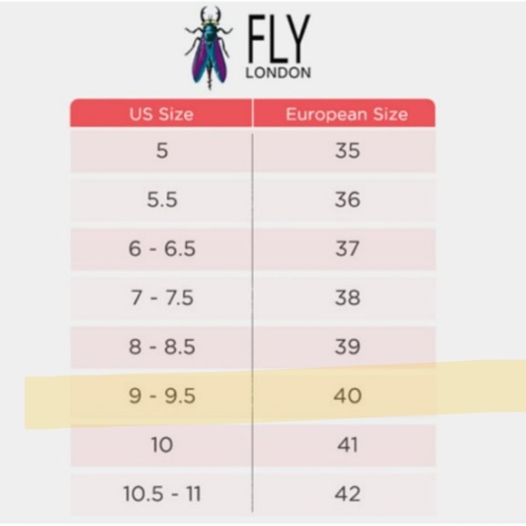 FLY London Suede Peep Toe Beveled Metallic Heel Burnt Orange EU40 9-9.5 NWOB - Picture 15 of 16